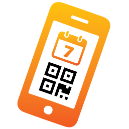 QR code in smartphone